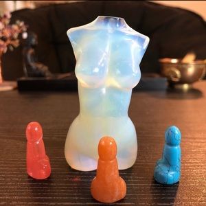 Opalite Goddess Body & Carvings